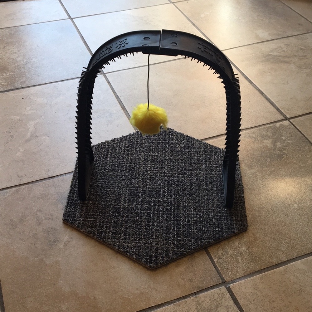 Three in one cat scratcher/toy